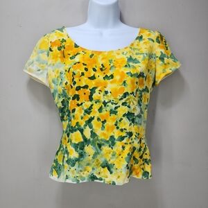 90's Vintage Emanuel Ungaro Paris Floral Blouse